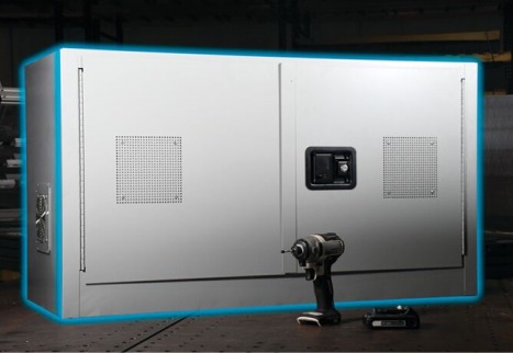 鋰電池充電安全櫃-雙層櫃體結構