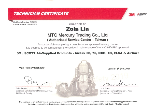 Periodic Performance Test of SCBA Backframe