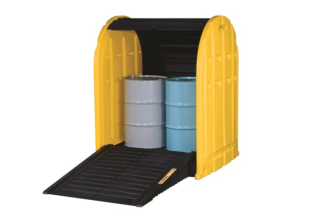 耐氣候型DrumSheds™室外圓桶存儲裝置