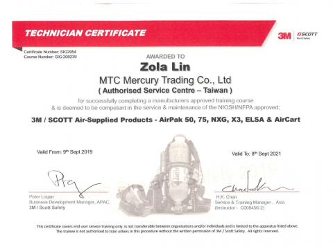 Periodic Performance Test of SCBA Backframe(1)