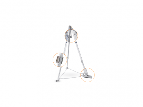 Aluminum Tripod with Salalift II Winch(5)